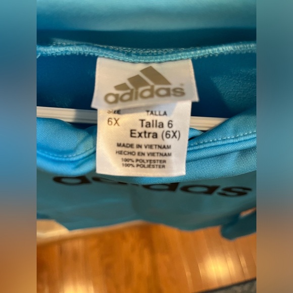 Size 6x girls Adidas cowl neck pullover - Picture 6 of 6